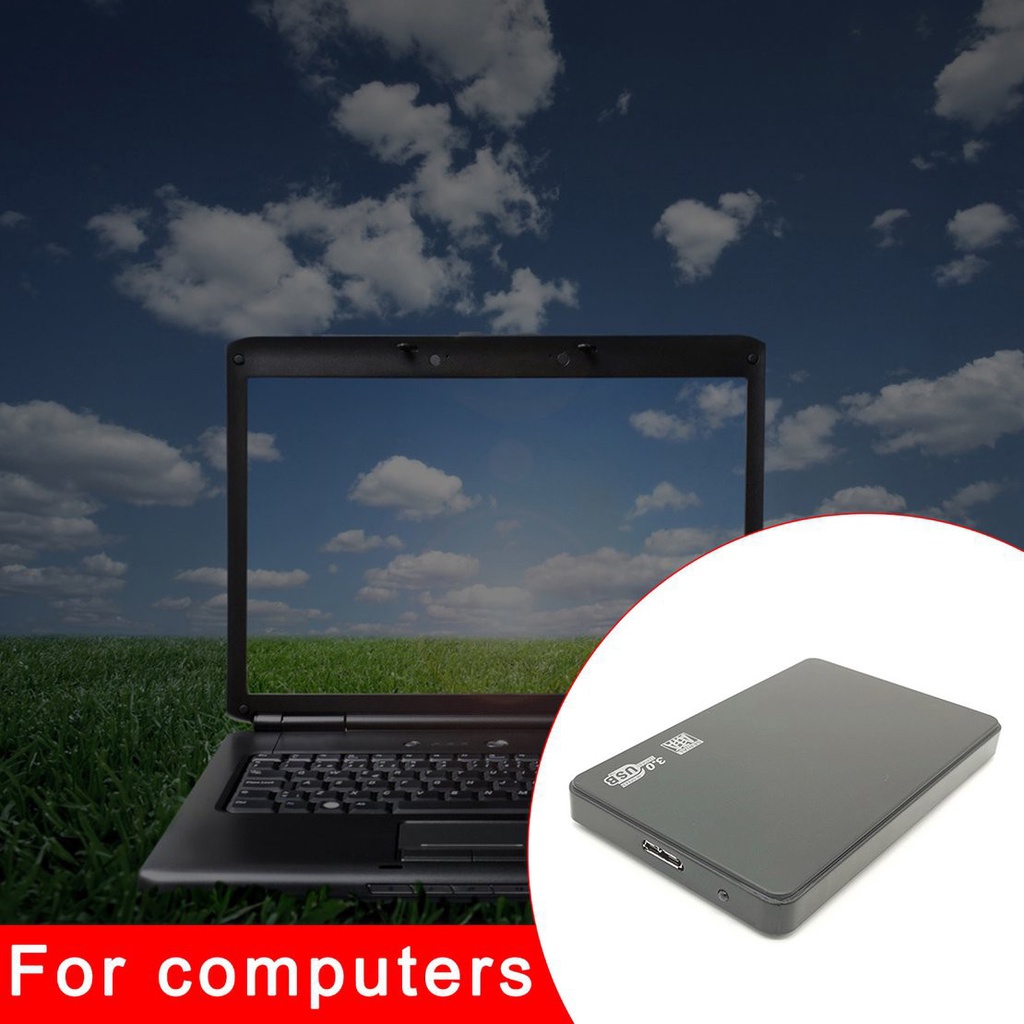Hộp Đựng Ổ Cứng Di Động Bằng Nhựa Không Đinh Ốc Cổng Usb 3.0 Cho Laptop Hdd Ssd | BigBuy360 - bigbuy360.vn