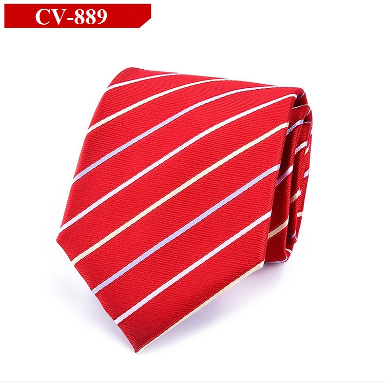 Cà vạt Nam màu đỏ thời trang bản 6cm, 8cm, Cravat nam cao cấp phù hợp chú rể, MC, dự tiệc, công sở, chụp ảnh