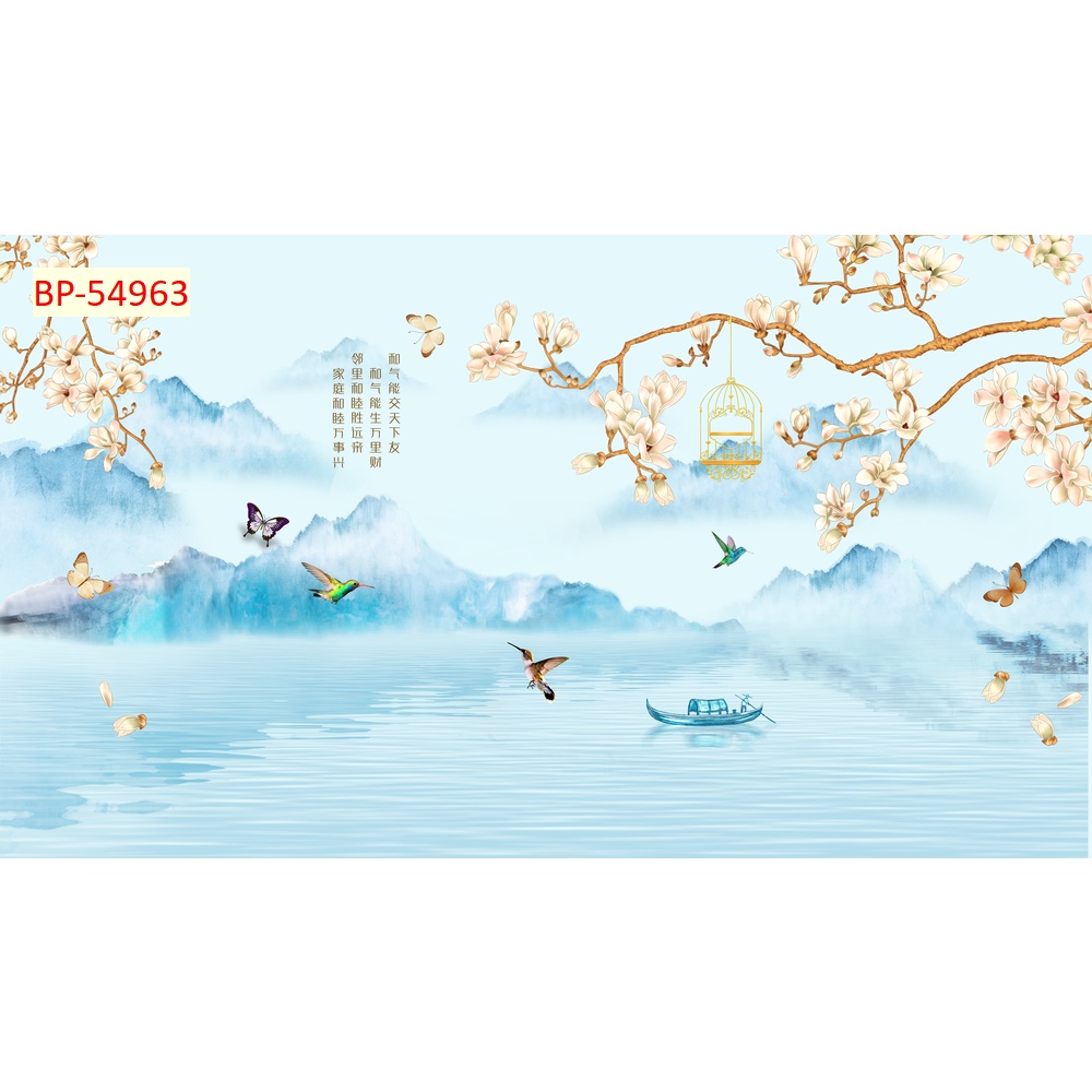 Tranh INDOCHINE dán tường cho khách sạn, nhà nghỉ chống thấm nước, không lo phai màu