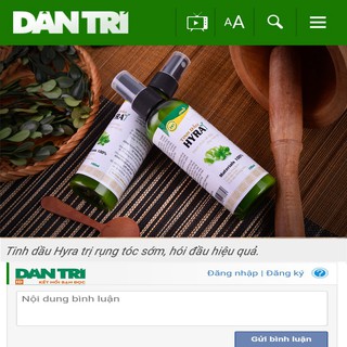COM 2 Tinh dầu xịt tóc Hyra
