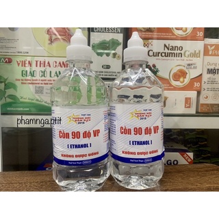 Cồn xịt sát khuẩn 90 độ VP 500ml/1000ml (có vòi xịt)
