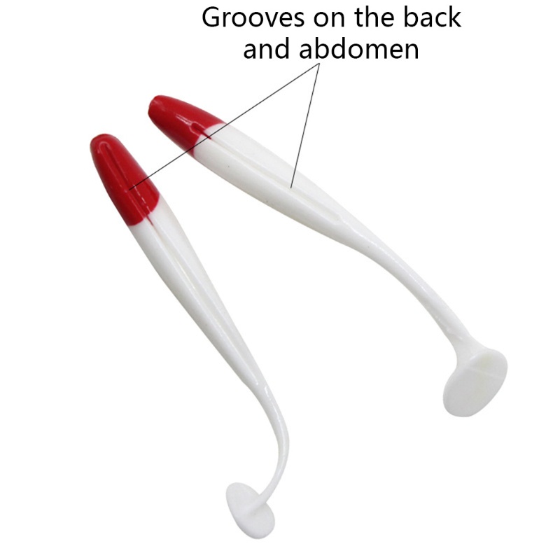 QQ Set 10 Mồi Câu Cá Nhân Tạo Mềm 5.5cm 7cm 9cm