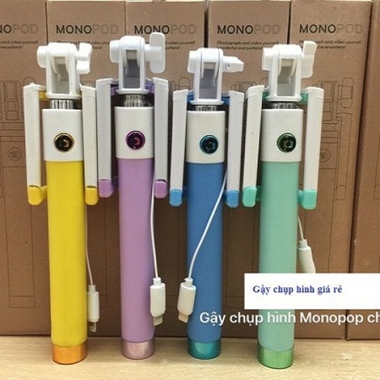 [ChouBeoZshop] Gậy Chụp Hình Monopod Màu Iphone Lightning