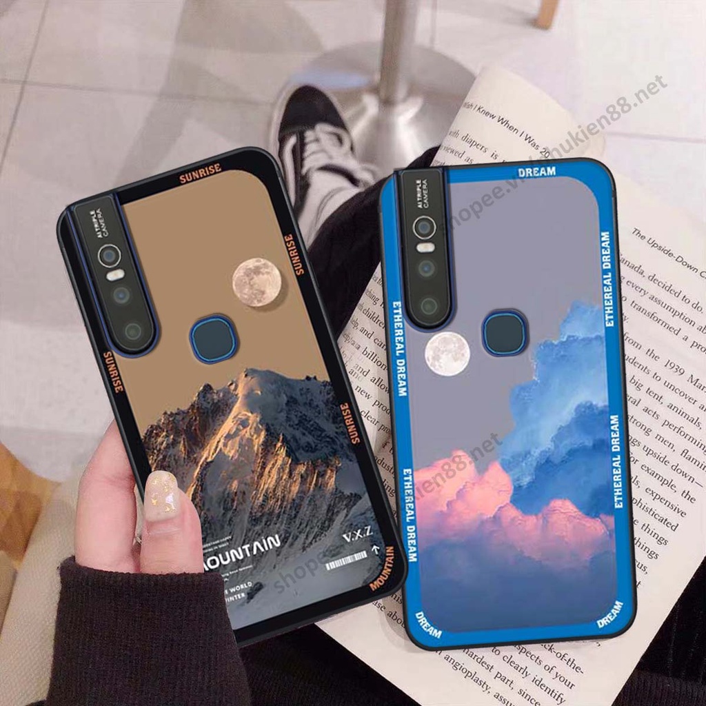 Ốp Vivo V15 / V15 Pro hình vũ trụ, mountain, cloud phong cách cá tính