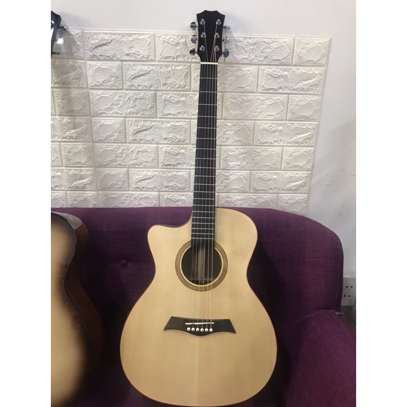 Guitar tay trái .Đàn Guitar Acoustic gỗ Koa Việt nguyên tấm cho người tay trái