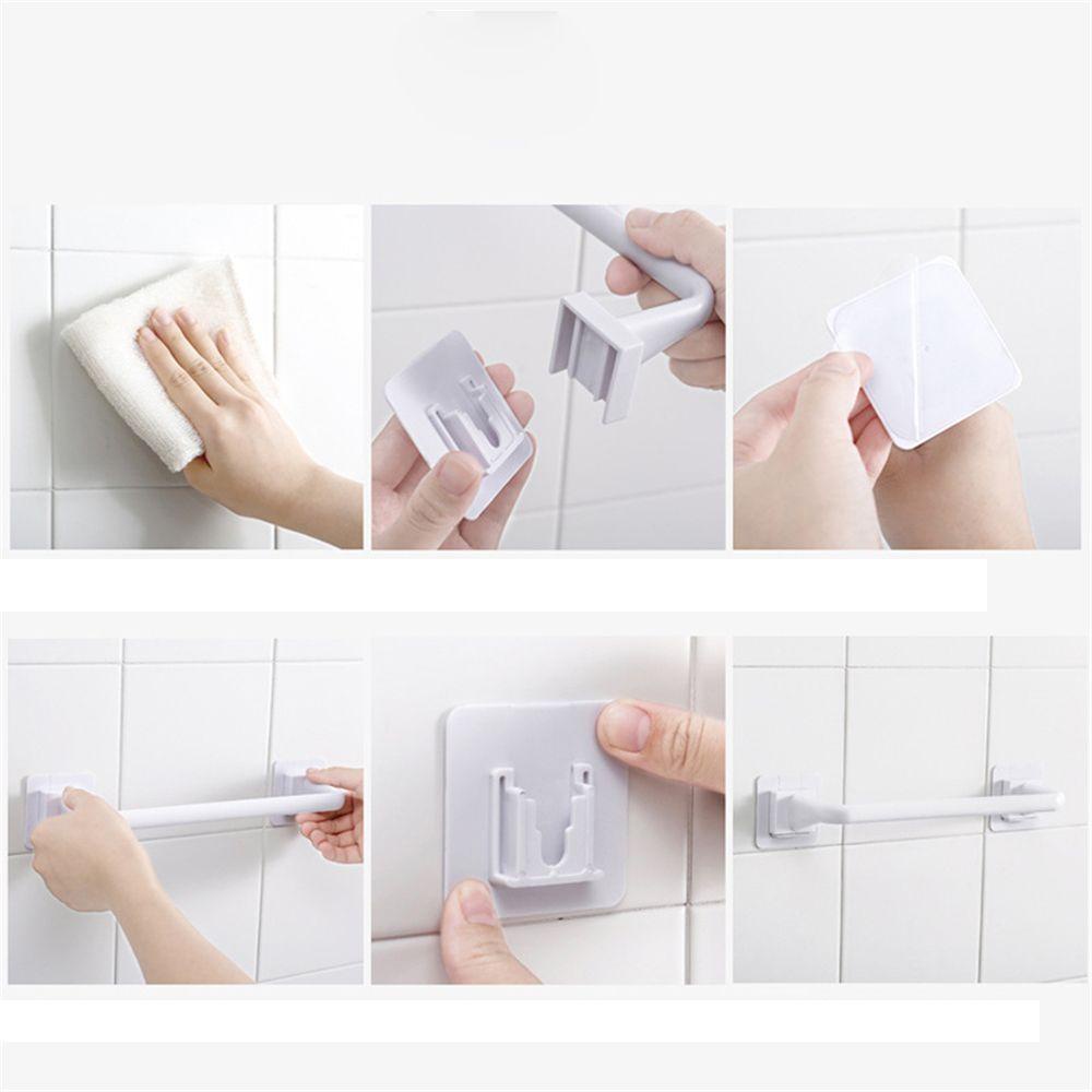 Giá Treo Cuộn Giấy Vệ Sinh Tự Dính Không Cần Đục Lỗ Tiện Dụng Cho Nhà Bếp / Nhà Tắm