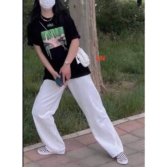 sét áo cô gái + Quần kaki trắng