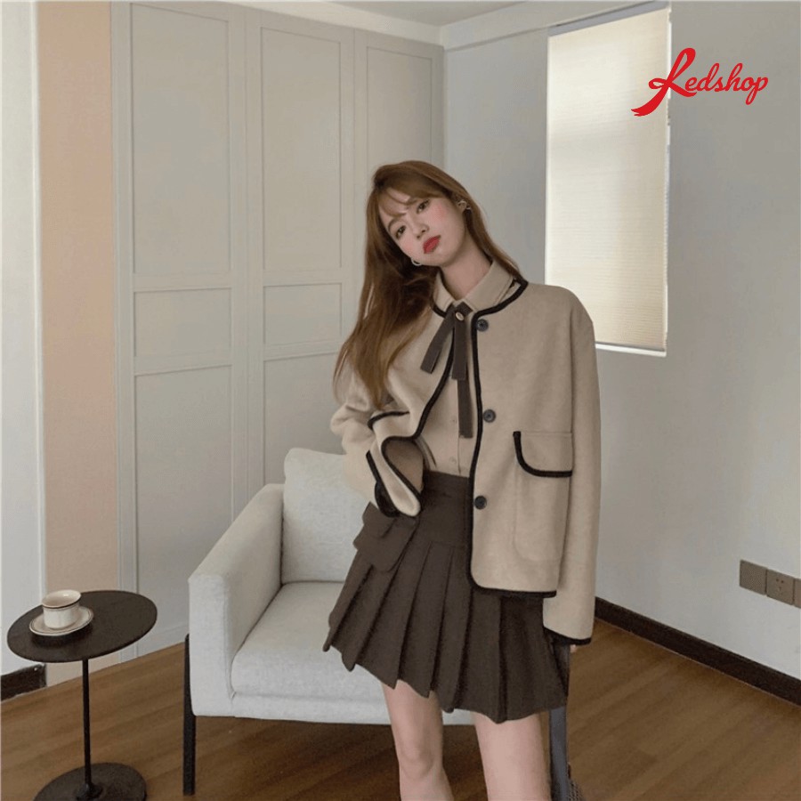 Chân váy xếp ly túi trước BREW28202 Redshop Official Store | BigBuy360 - bigbuy360.vn