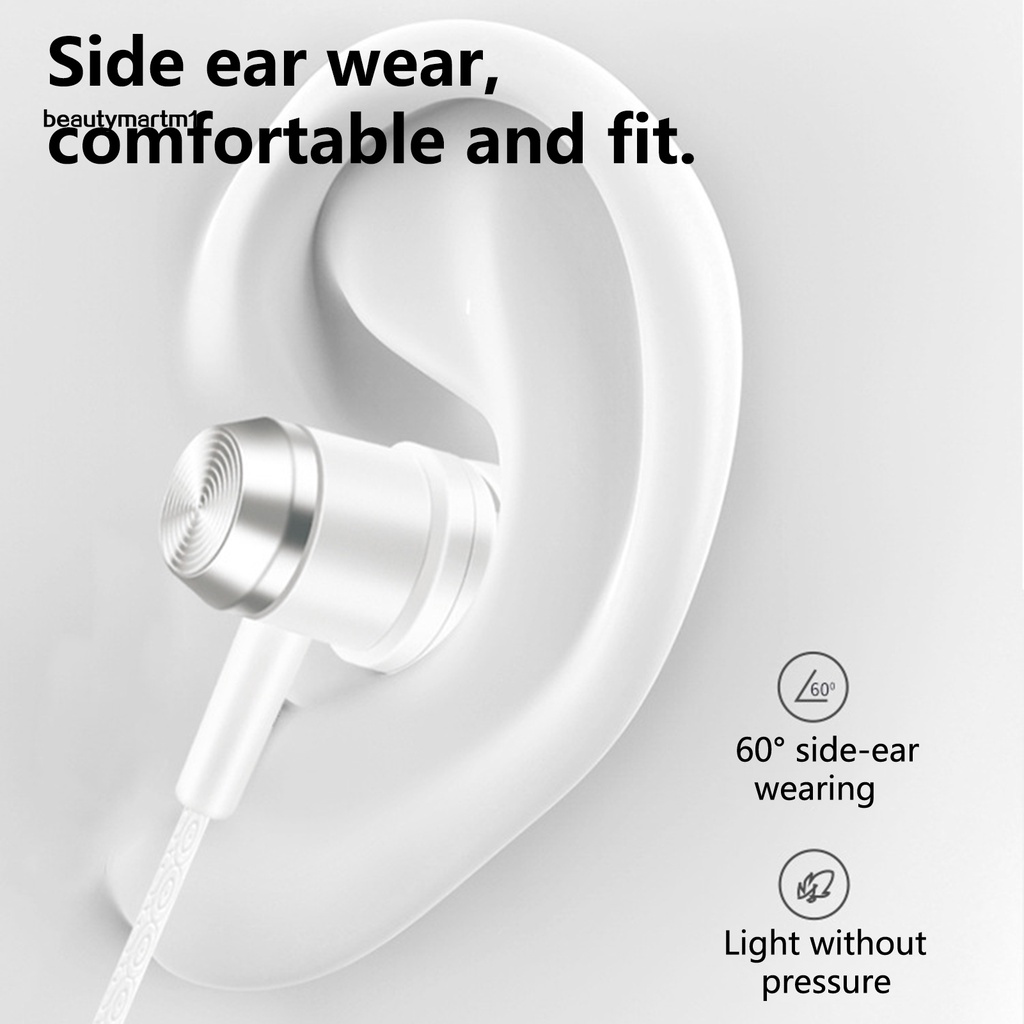 Tai Nghe Nhét Tai Beautymartm1 Chống Ồn Jack 3.5mm Âm Thanh Stereo Sống Động