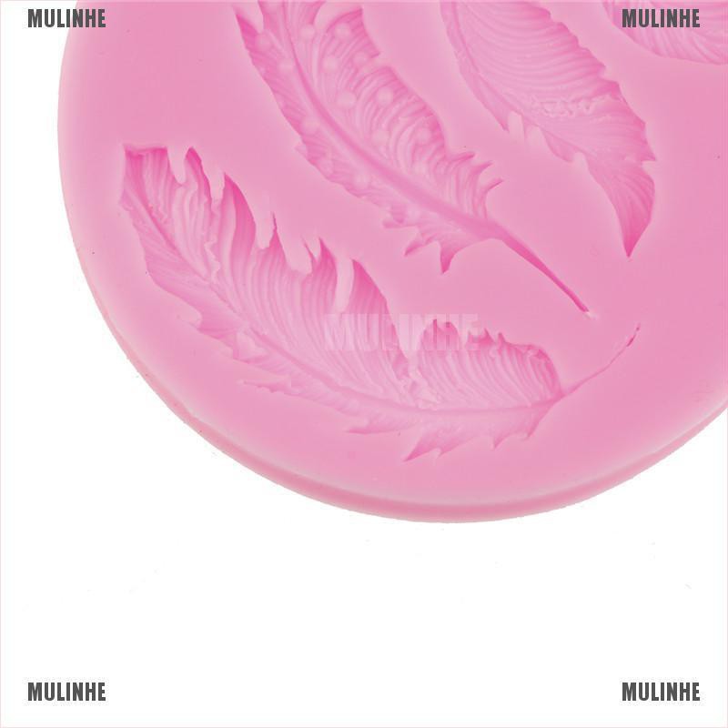 Khuôn silicone Tạo Hình Lông Vũ Trang Trí Bánh