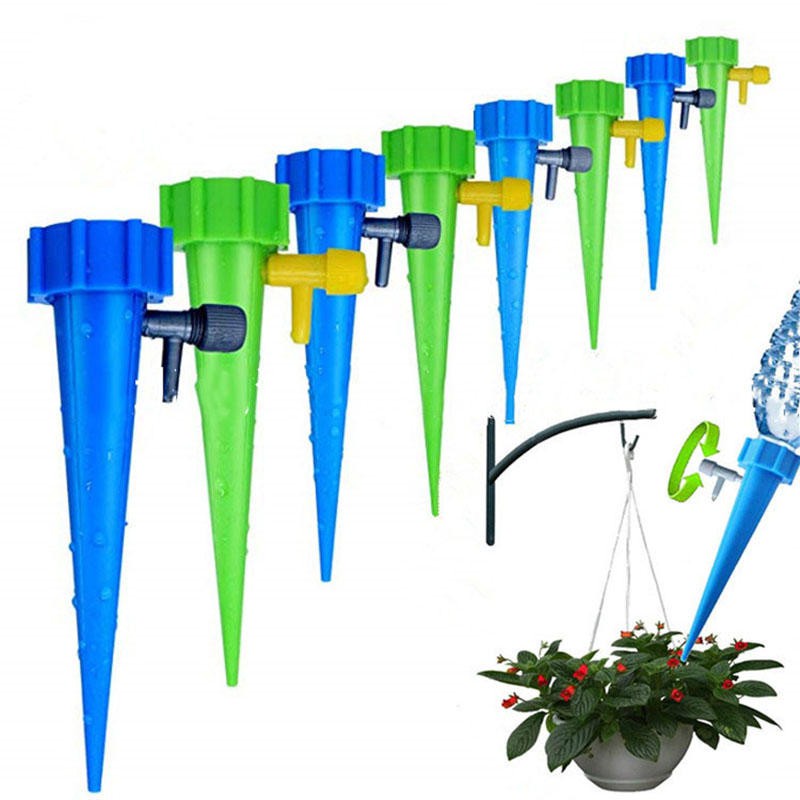 Bộ 10 vòi tưới ( tặng kèm van ) nhỏ giọt tự động cung cấp đủ nước cho cây ( 6-10 bộ ) khi gia đình đi du lịch giá rẻ