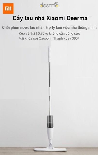 {Có Sẵn) - Chổi lau nhà Xiaomi Deerma - Chính Hãng