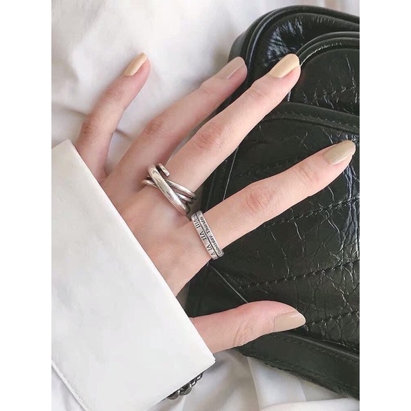 Nhiều mẫu FREESIZE Nhẫn nam nữ mạ bạc thái