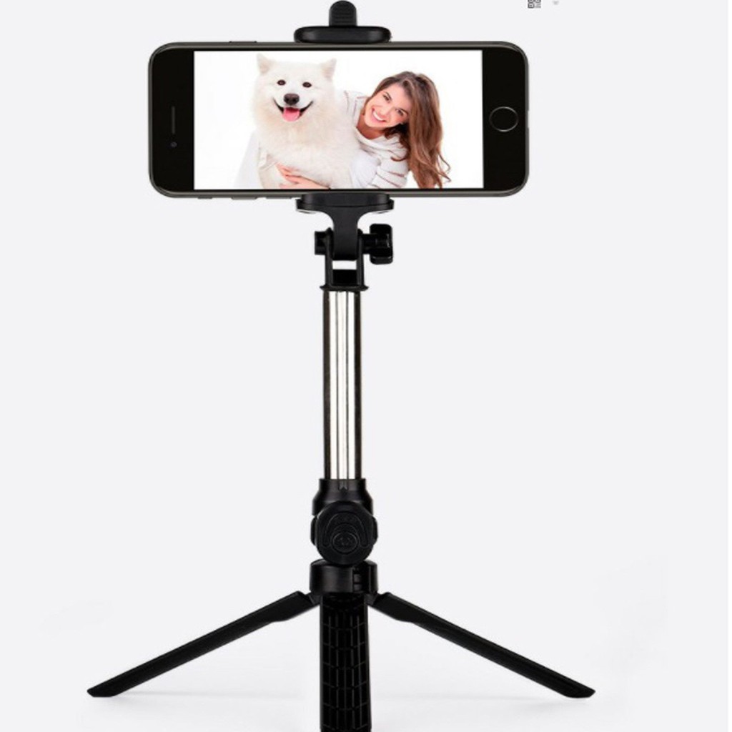 Gậy tự sướng Tripod Selfie Stick ba chân Bluetooth đa năng. | BigBuy360 - bigbuy360.vn