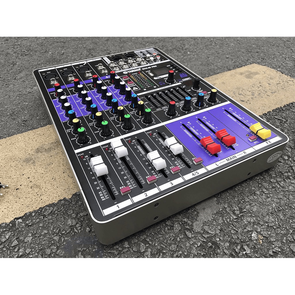 MT MAX Bàn trộn âm thanh Mixer MAX68 PRO - 99 hiệu ứng vang âm thanh chuẩn phòng thu, hát karaoke gia đình, live stream