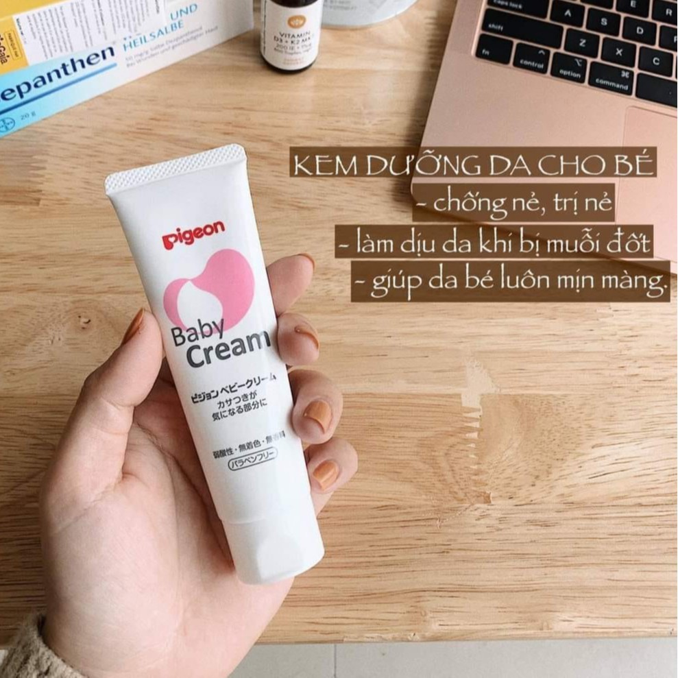 KEM NẺ PIGEON - Kem Chống Nẻ, Dưỡng Ẩm Cho Bé Từ Sơ Sinh Pigeon Baby Cream Nhật Bản - mrtrieu1102