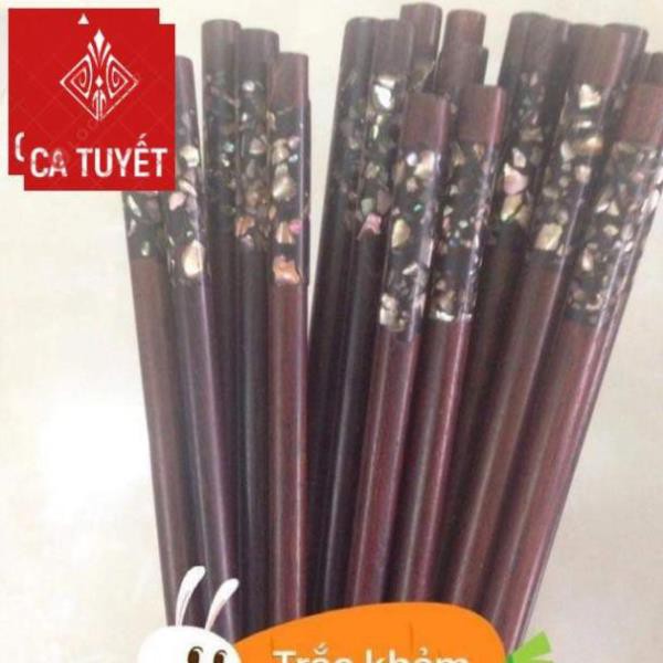 Đũa trắc khảm cửu khẩu Cao Cấp (Đ)