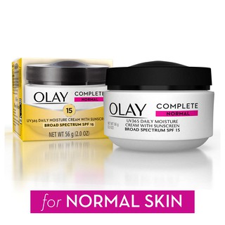 Kem dưỡng da chống nắng Olay Complete UV365 Daily Moisture With Suncreen SPF 15 Normal (56g) - MiMi Shop