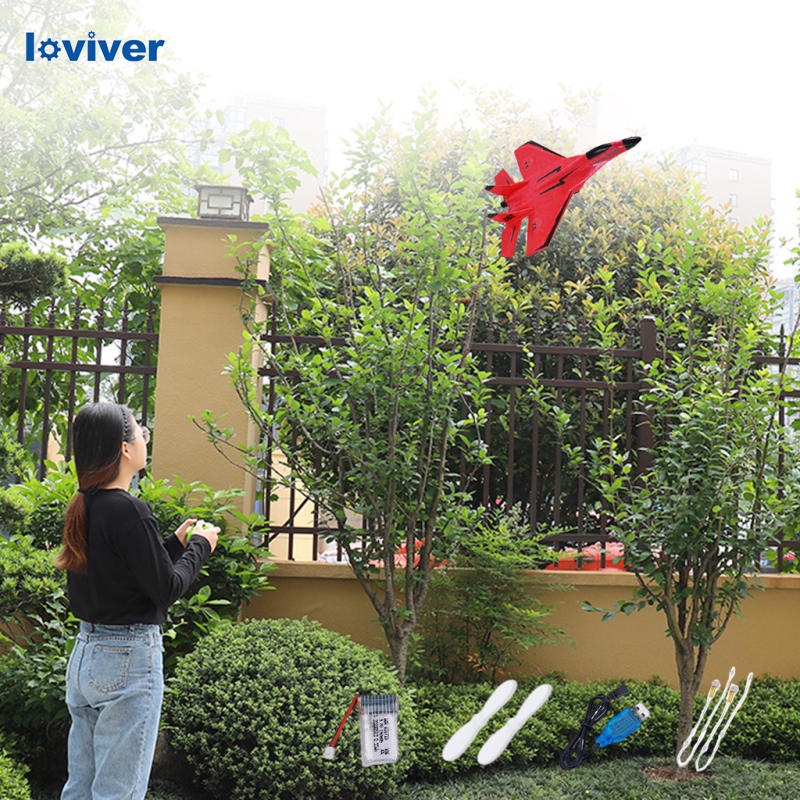 Máy Bay Đồ Chơi Điều Khiển Từ Xa EPP RC 2 Kênh Cố Định Ánh Sáng Ban Đêm Màu Vàng RTF