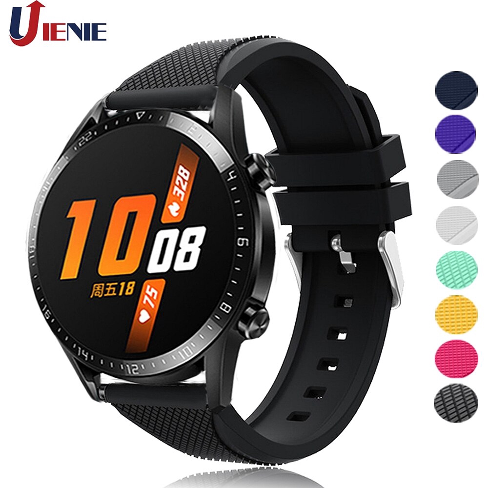 Dây Đeo Silicon 22mm Cho Đồng Hồ Thông Minh Huawei Watch Gt2 Gt 46mm/gt Active/Honor Magic
