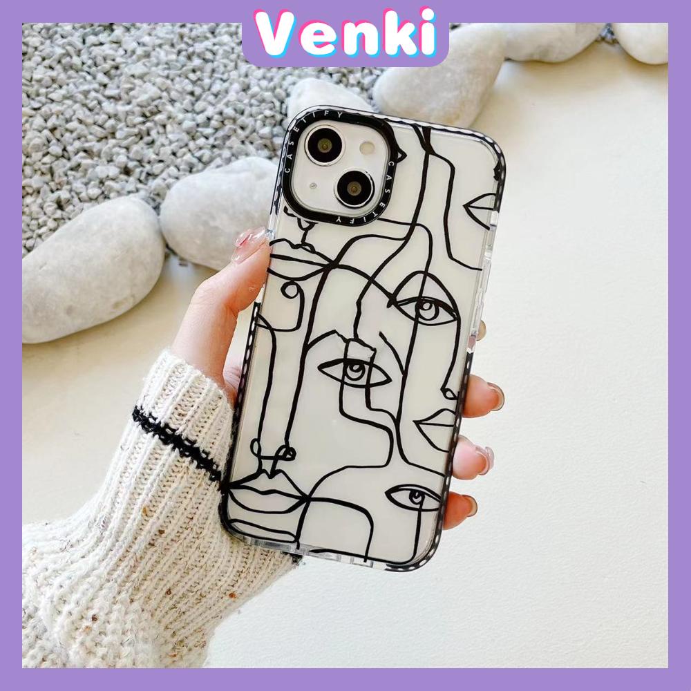 iPhone Case Silicone Soft Case Clear Case Thickened Shockproof Protection Camera Abstract Art Compatible For iPhone 11 iPhone 13 Pro Max iPhone 12 Pro Max iPhone 7 Plus iPhone xr