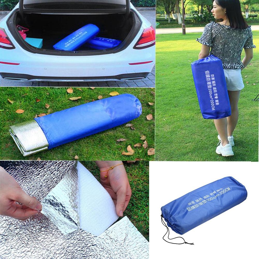 Thảm Lót Lều Cắm Trại / Bãi Biển / Dã Ngoại Gấp Gọn Tiện Lợi