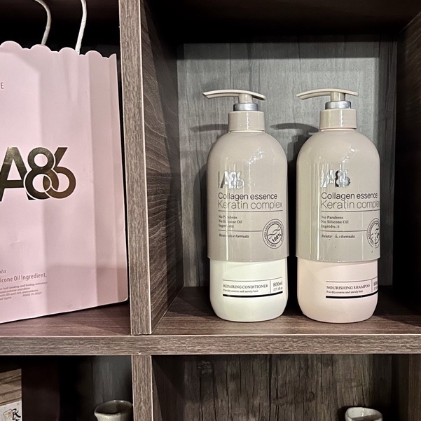 Cặp dầu gội dầu xả lưu hương 3 tầng A86 800ml