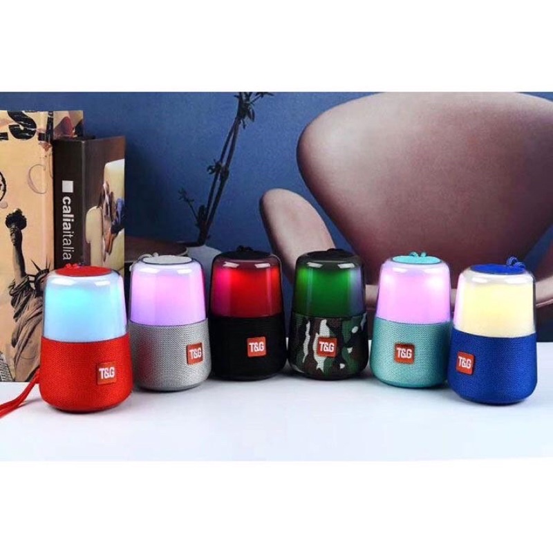 Loa Bluetooth TG 168 Loa Mini Không Dây Vi Tính Để Bàn Có Đèn Led Âm Thanh Sống Động