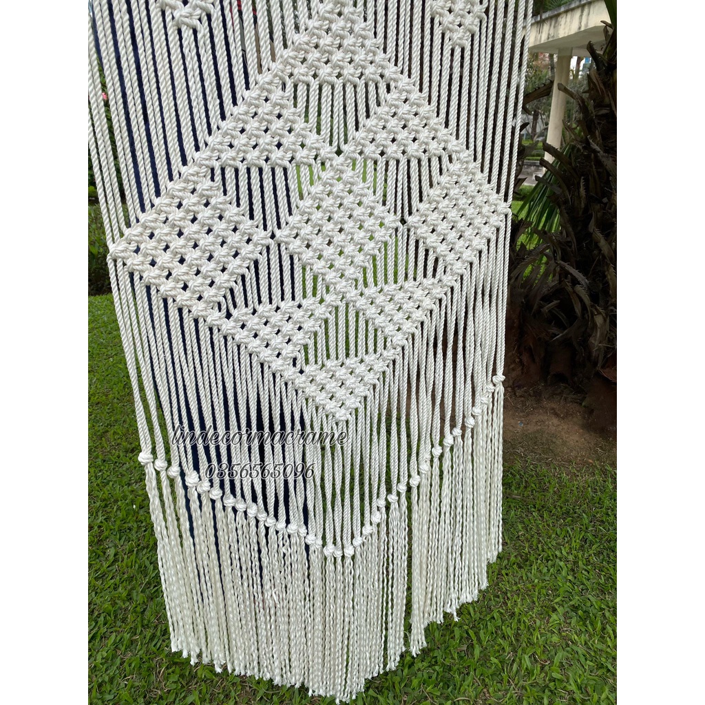 Mành Treo Rèm Treo Macrame Trang Trí Vintage Decor Phòng Khách,Phòng Ngủ,Homestay...