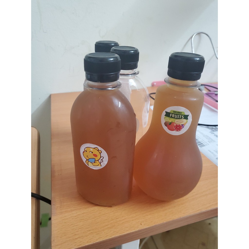 Chai nhựa pet dẹt 250 ml fi 28 nắp đen đựng trà sữa,nước ép | BigBuy360 - bigbuy360.vn