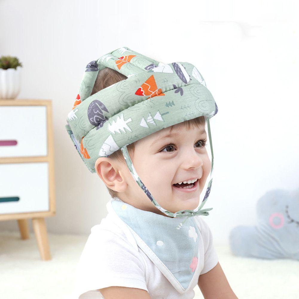 Mũ Trùm Đầu Mềm Mại Thoáng Khí Chống Va Chạm Bảo Vệ An Toàn Cho Bé