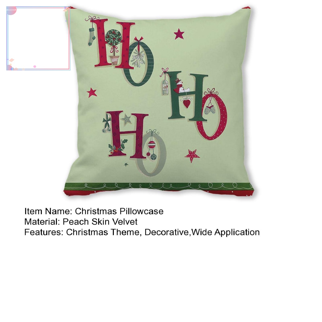Vỏ Gối Phong Cách Giáng Sinh Xinh Xắn Bảo Vệ