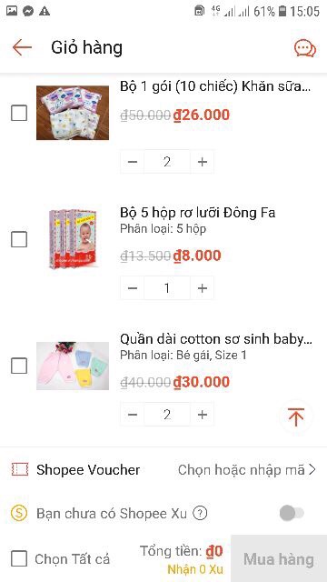 Đơn sơ sinh khách chọn (Inbox)