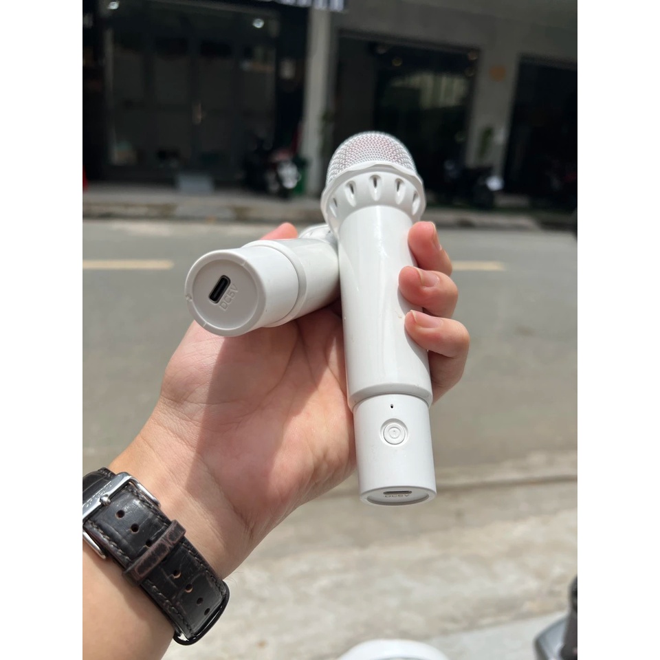 Loa Karaoke Bluooth  Y9 Kèm 2 Micro Không Dây Âm Thanh Bass Mạnh Nhỏ Gọn Phù Hợp Đi Du Lịch