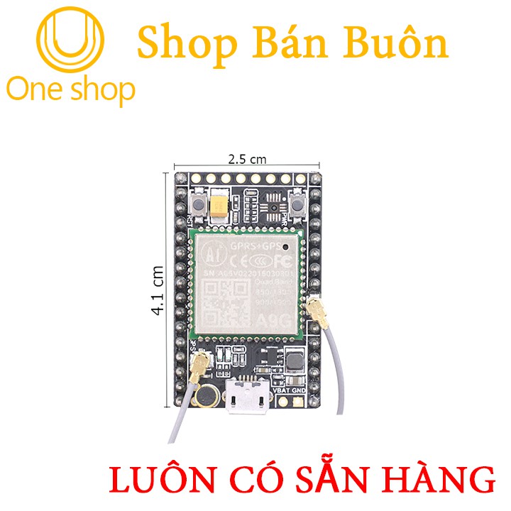 Module A9 GSM/GPRS+GPS/BDS Truyền Dữ Liệu / Định Vị