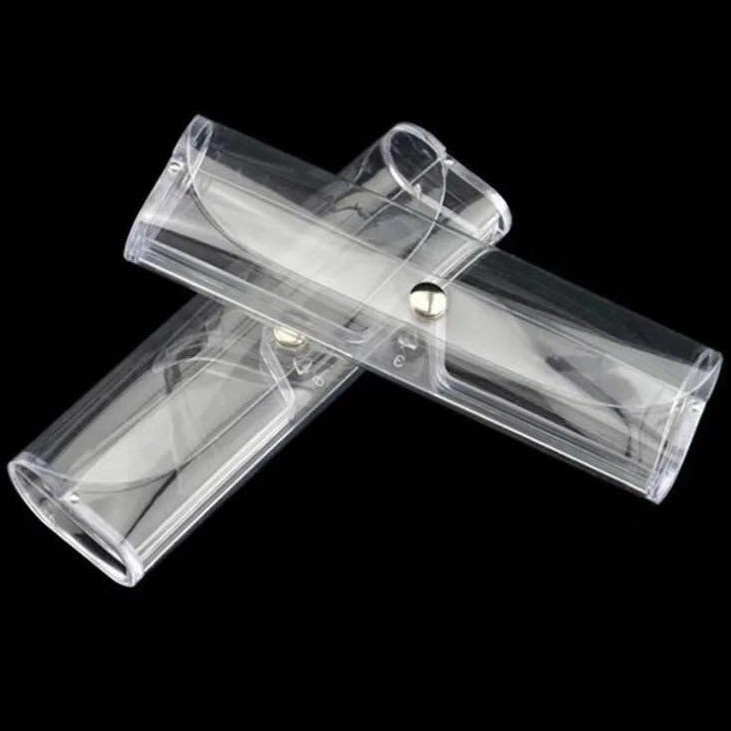 Hộp đựng kính lão SIÊU NHỎ thiết kể kiểu dáng Hàn Quốc trong suốt, siêu nhẹ, chống xước và va đâp  mã Y6013