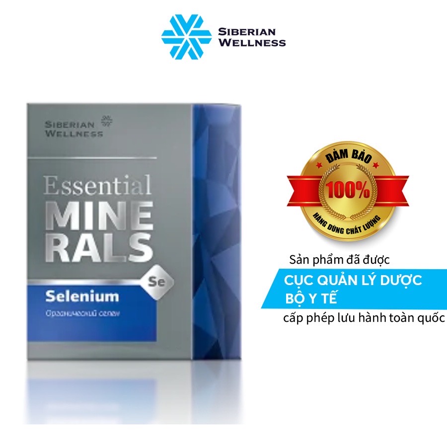 Tăng cường sức đề kháng, chống ô xy hóa Essential Minerals Selenium - SIBERIAN WELLNESS.