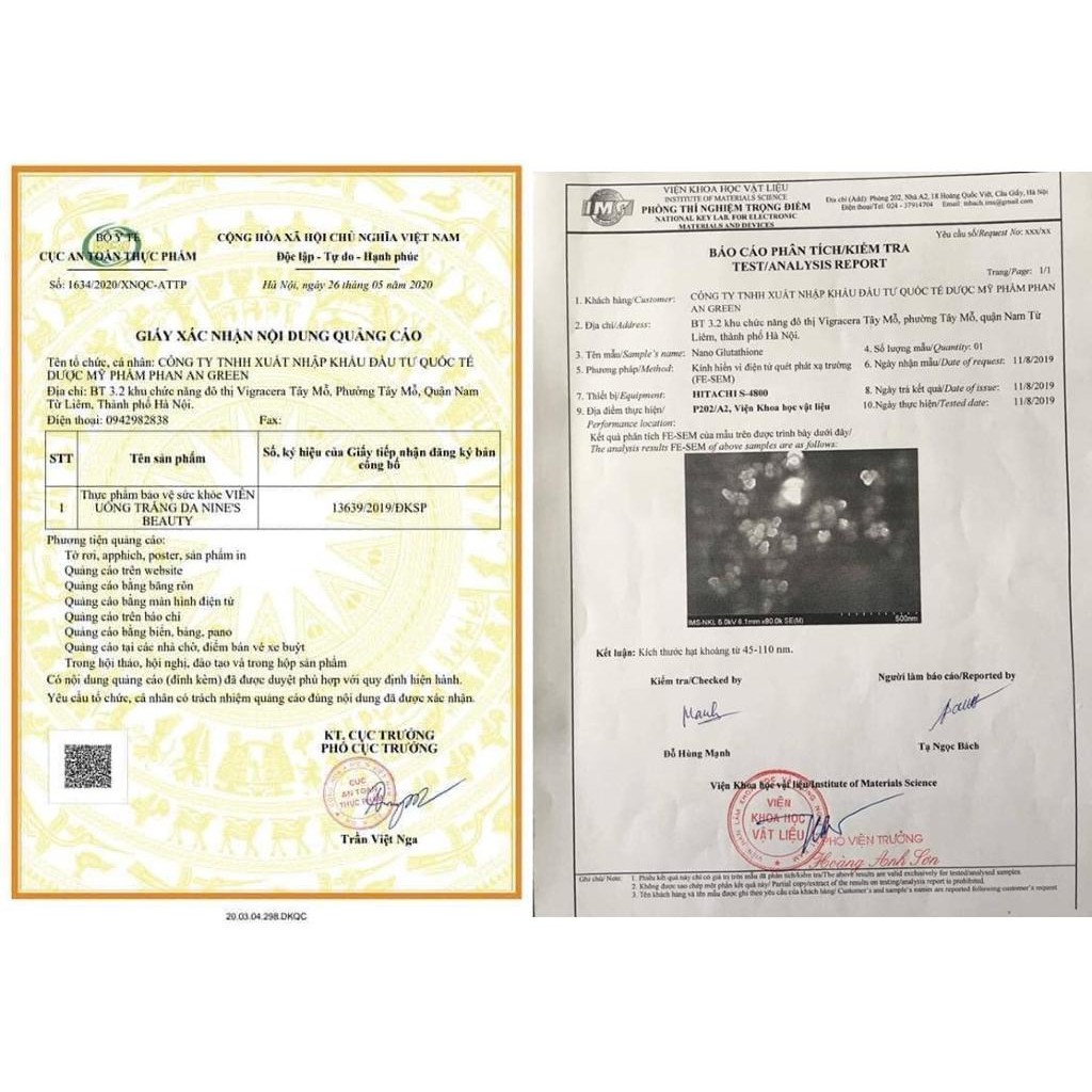 CHÍNH HÃNG Viên Uống Trắng Da, Mờ Nám, Giảm Nếp Nhăn Nines Beauty | Thế Giới Skin Care