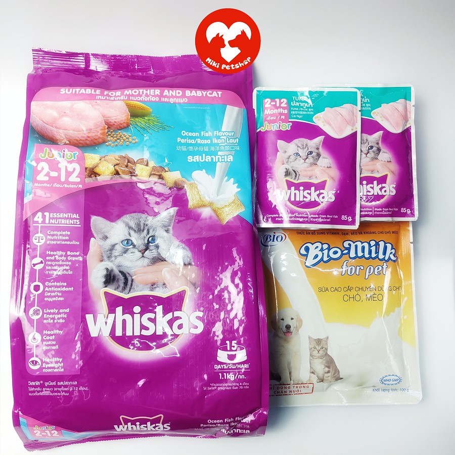 Pate Cho Mèo Con Pate Whiskas Kitten 80g Nhiều Vị - Miki Petshop