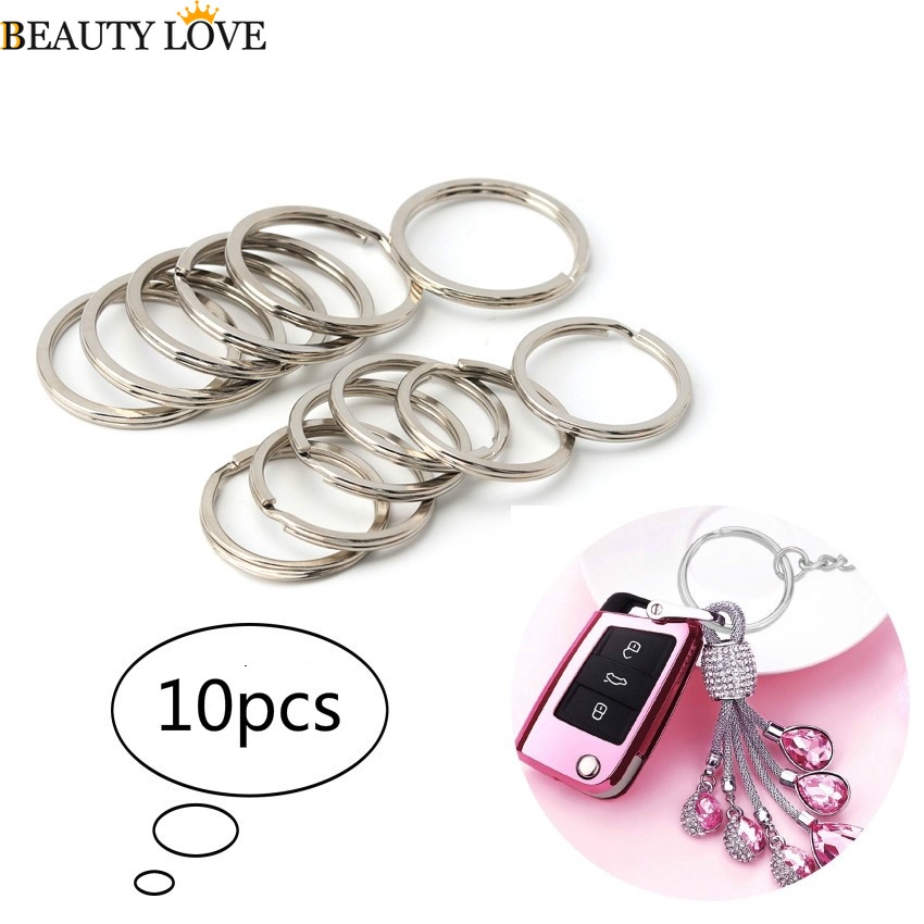 Set 10 Vòng Kim Loại Gắn Chìa Khóa Chuyên Dụng