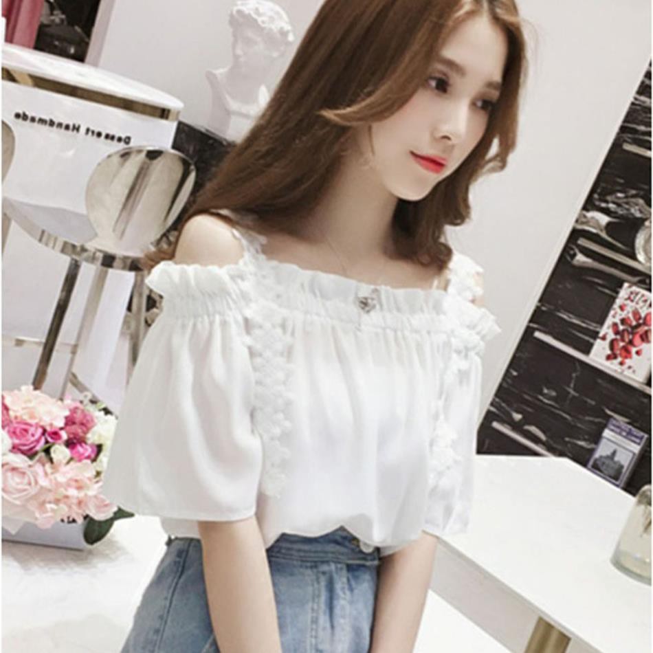 Tổng Hợp Áo Sơ Mi Trễ Vai 2 Dây Giá Rẻ, Bán Chạy Tháng 8/2023 - Beecost