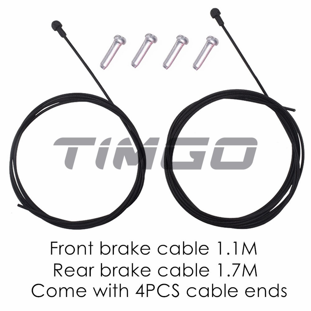 Bộ 2 Dây Phanh Trước Sau Bằng Thép Không Gỉ Cho Xe Đạp