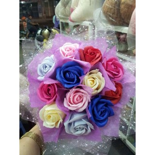 BÓ HOA HỒNG SÁP THƠM VĨNH CỬU (BÓ GỒM 12 HOA HỒNG SÁP THƠM)
