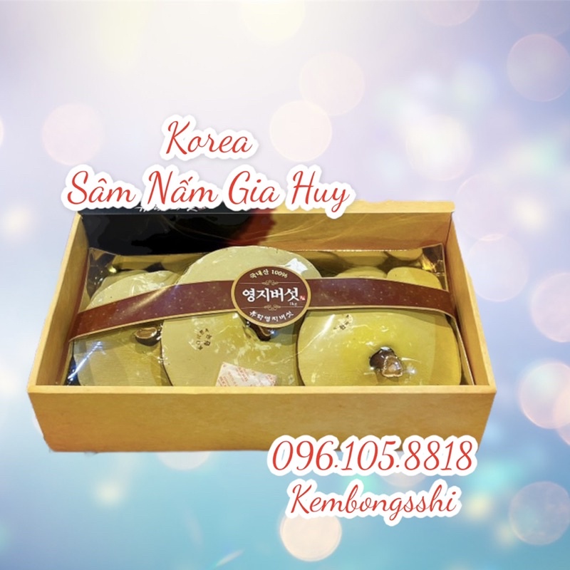 [DATE MỚI] Nấm Linh Chi Vàng Chanh Hàn Quốc Hộp Giấy Hình Cô Gái