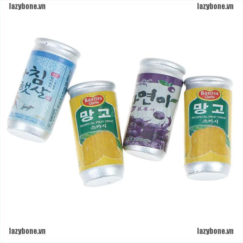 Bộ 4 Bình Nước Trang Trí Nhà Búp Bê Xinh Xắn