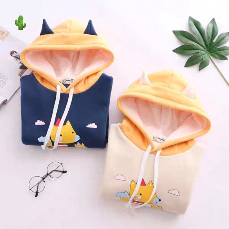 🌵Áo hoodie mẹ con nhà cáo ( áo khoác nỉ bông) | BigBuy360 - bigbuy360.vn