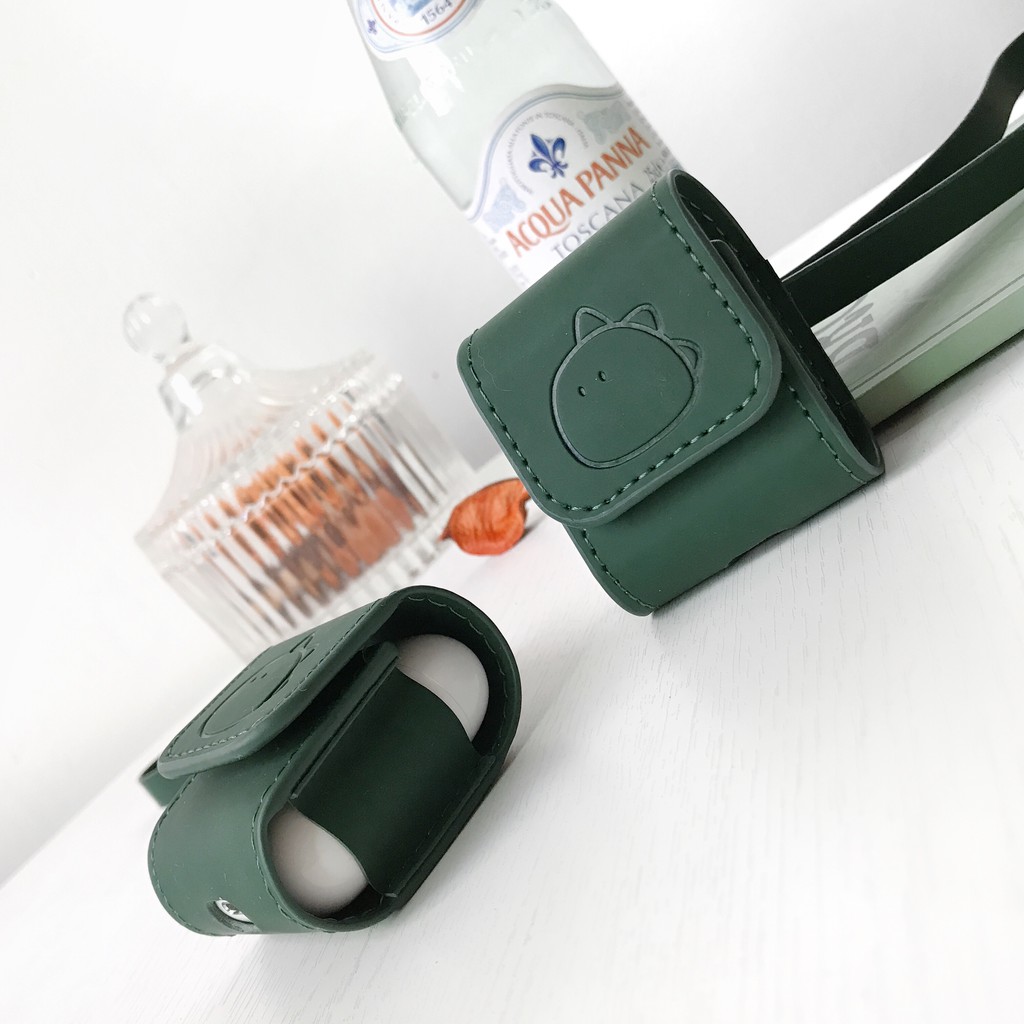 Vỏ Bảo Vệ Hộp Sạc Tai Nghe Bằng Tpu Mềm Có Dây Đeo Hoạt Hình Cho Iphone Airpods Pro Airpods 1/2 | BigBuy360 - bigbuy360.vn