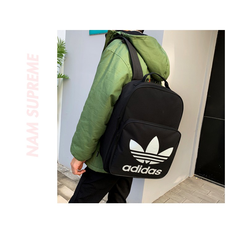 [NGHIỆN TÚI GIÁ GỐC + VIDEO THẬT] Balo Adidas Originals Mochila Trefoil Backpack - BK6723 | HÀNG XUẤT DƯ XỊN / GIÁ RẺ