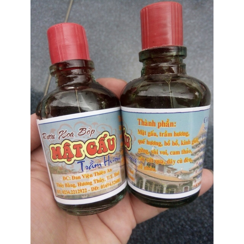 Dầu xoa bóp cây mật gấu trầm hương