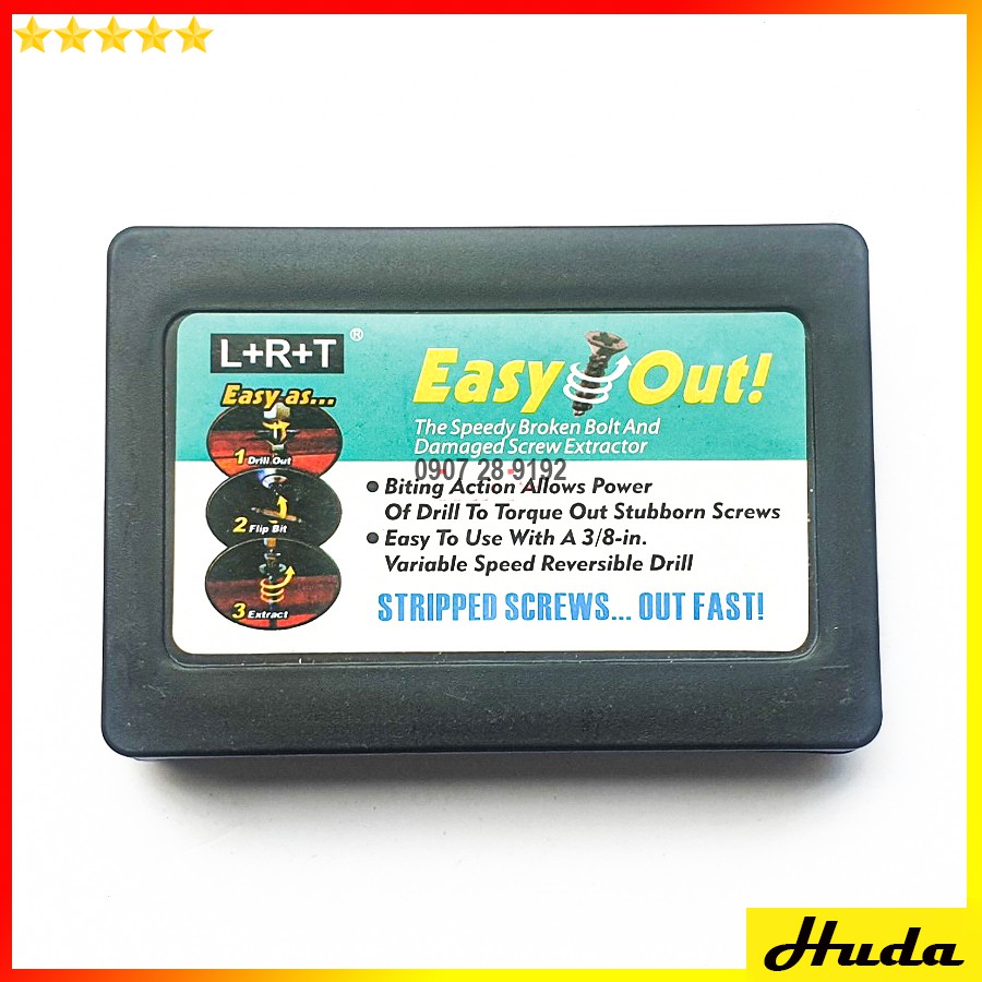 BỘ THÁO LẤY ỐC GÃY GẮN CHO MÁY KHOAN CẦM TAY - đồ làm mộc